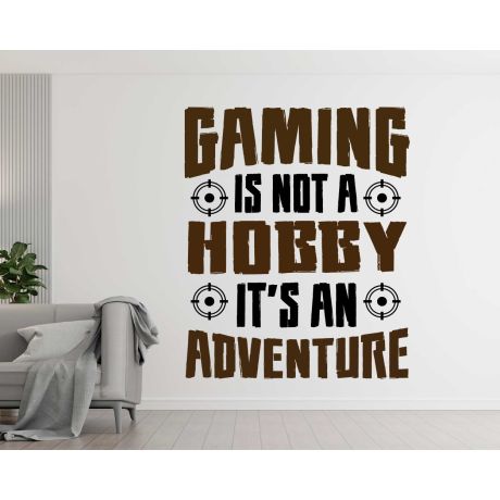 Adventure Awaits Gaming Wall Decals For Gaming Rooms And Gamer Caves
