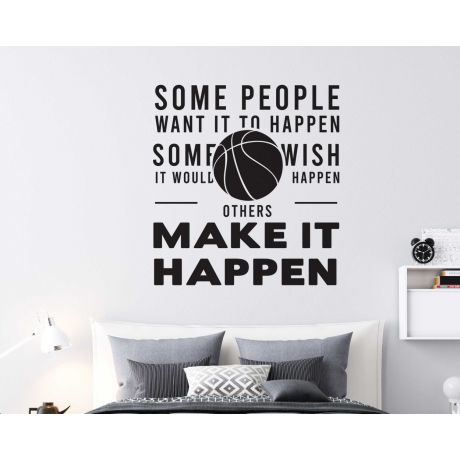 Motivational Sports Office Quotes Wall Stickers For Boy Room Decor, Sports Office Inspirational Quotes Stickers