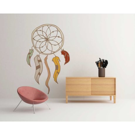 Best Colorful Dream Catcher Boho Wall Decals for Living Kids Bedroom Decor