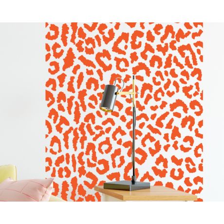 Beautiful Leopard Skin Pattern Wall Decal For Home And Office Decoration