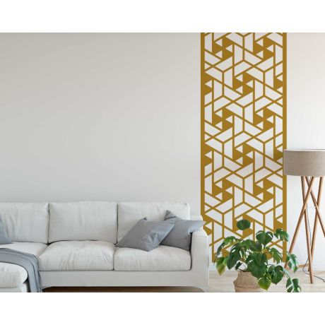 Trendy Triangle Pattern Vector Design Wall Decals For Room Decor