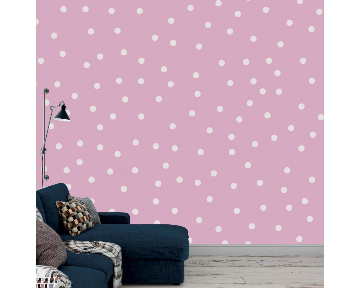 Beautiful Polka Dots Pattern Vinyl Boho Wall Decals