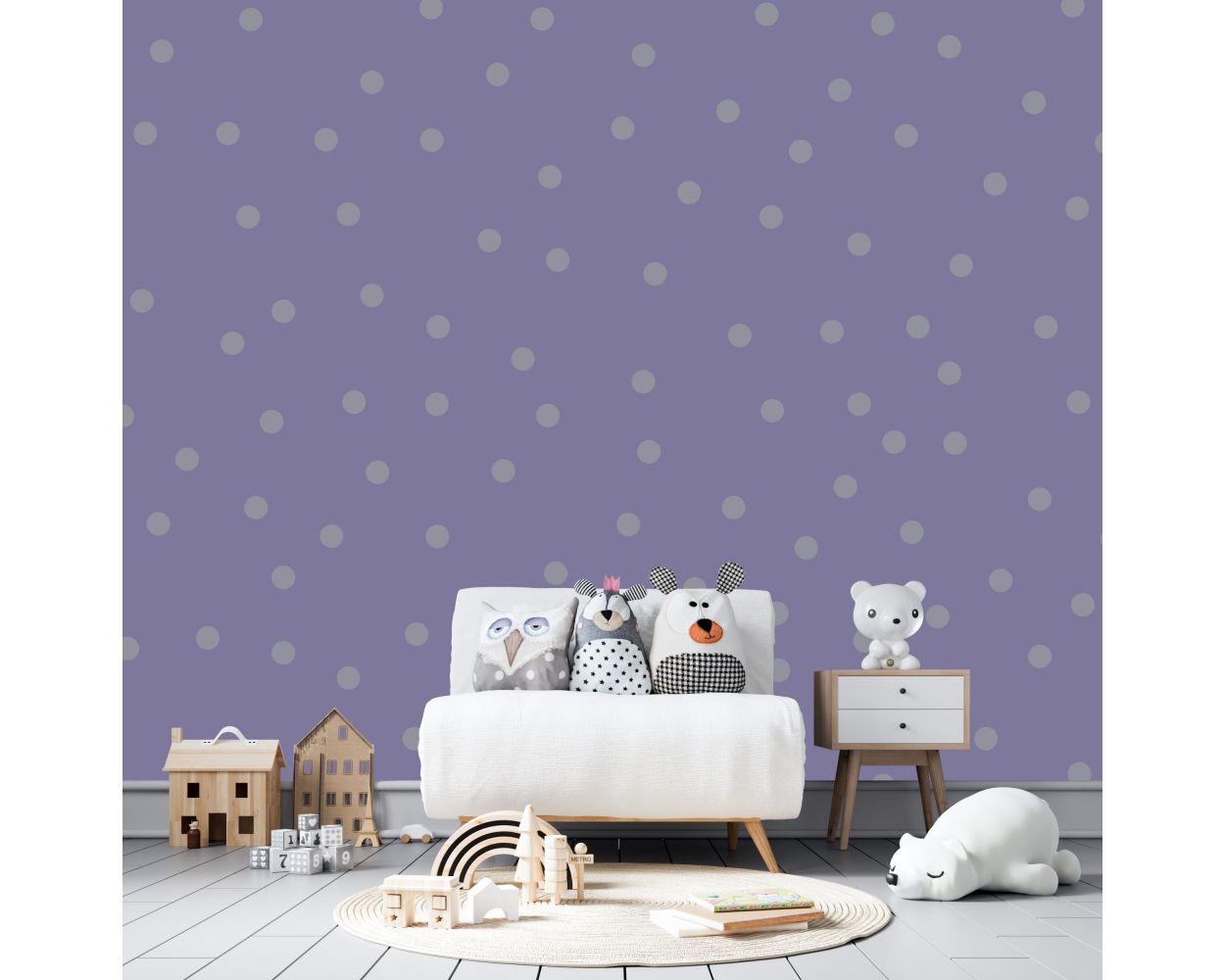 Best Beautiful Giant Polka Dots Pattern Vinyl Wall Decals 