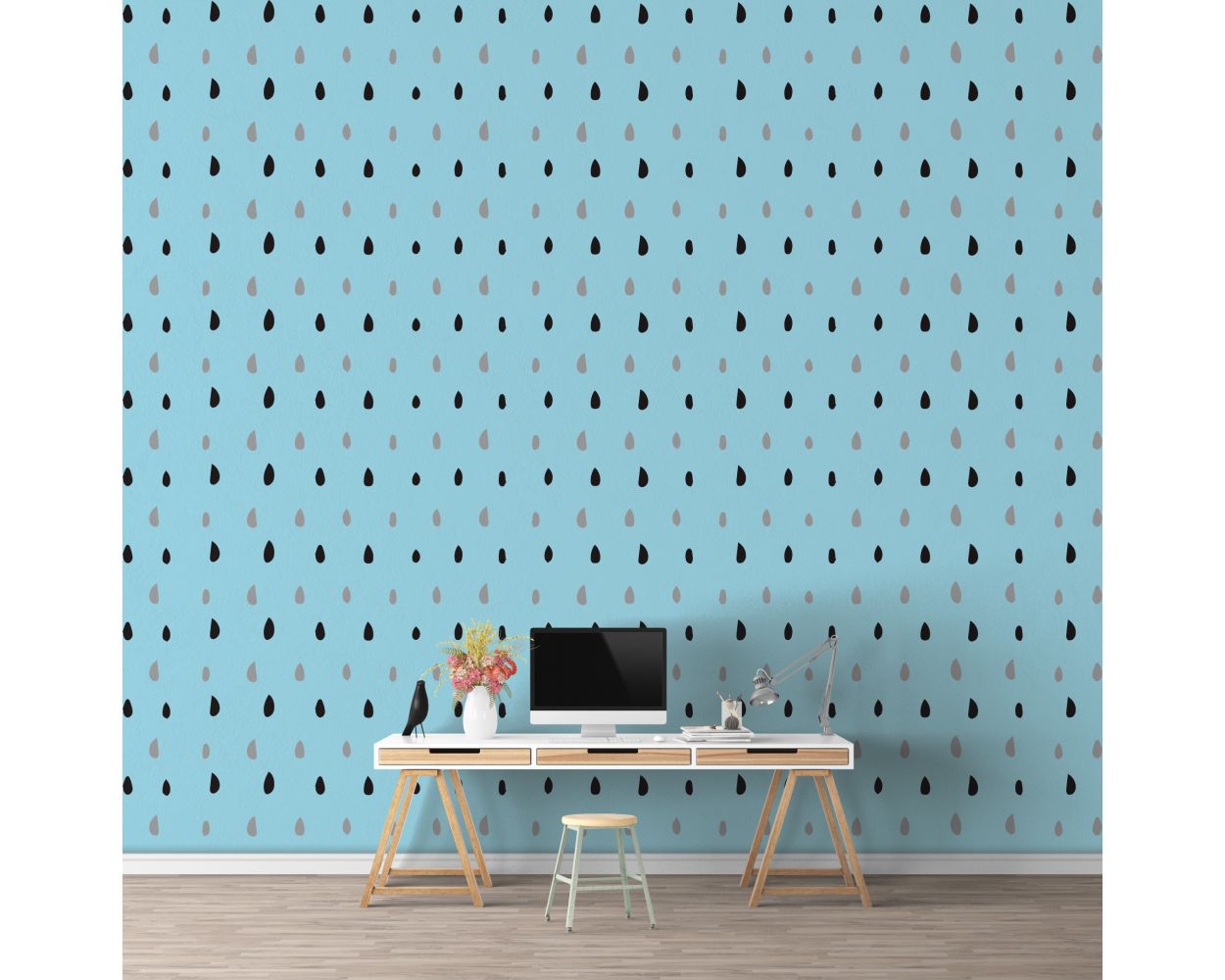 Best Beautiful Hand Drawn Mixed Colours Polka dots Pattern Wall Decals for Kids Bedroom Wall Decor