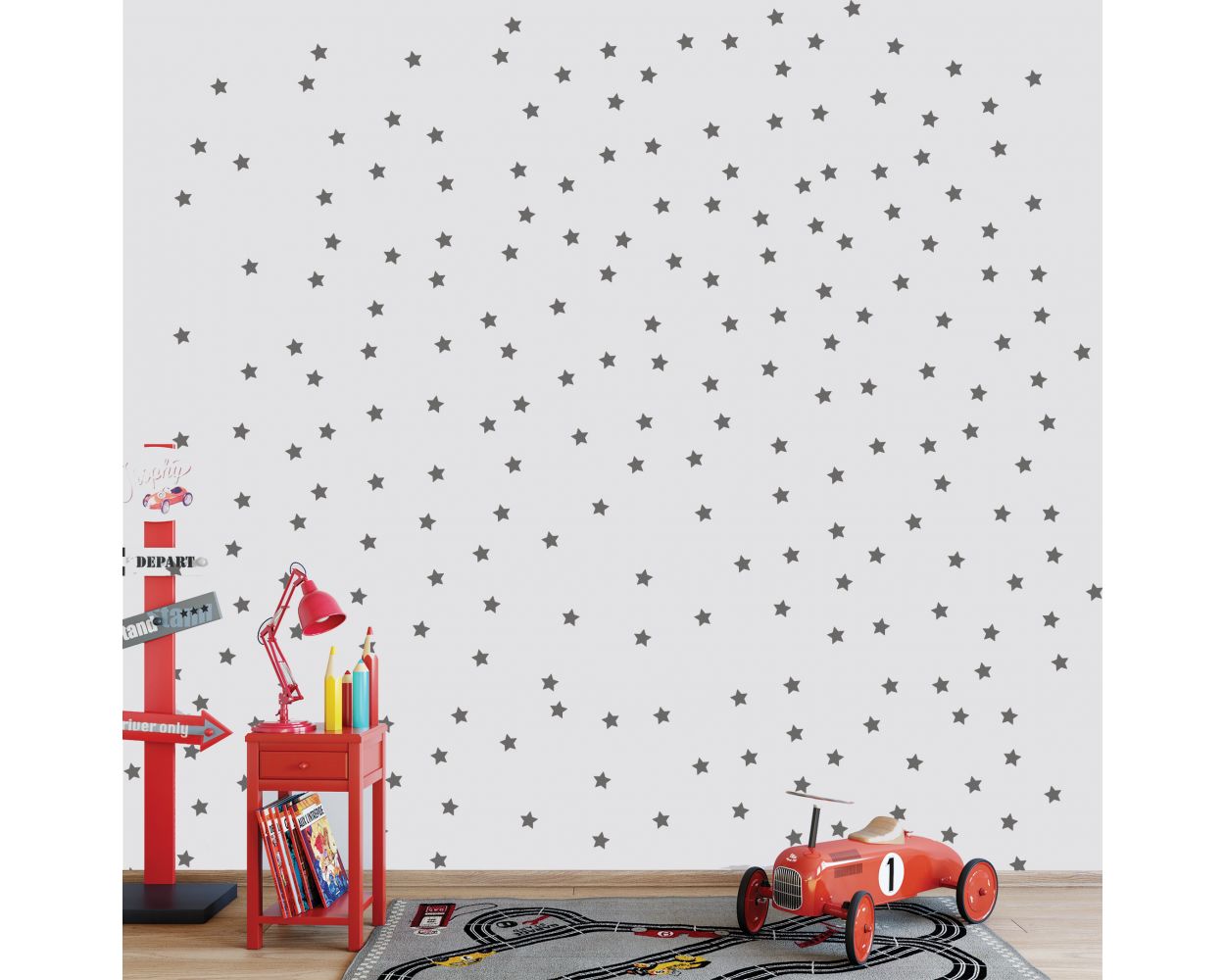 Best Beautiful Bohemian Stars Pattern Vinyl Wall Stickers