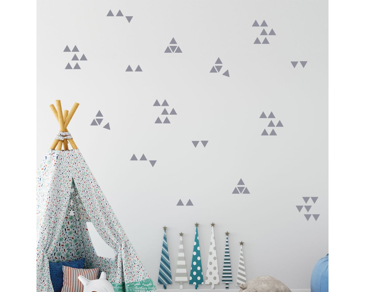 Best Beautiful Boho Triangle Pattern Vinyl Wall Stickers