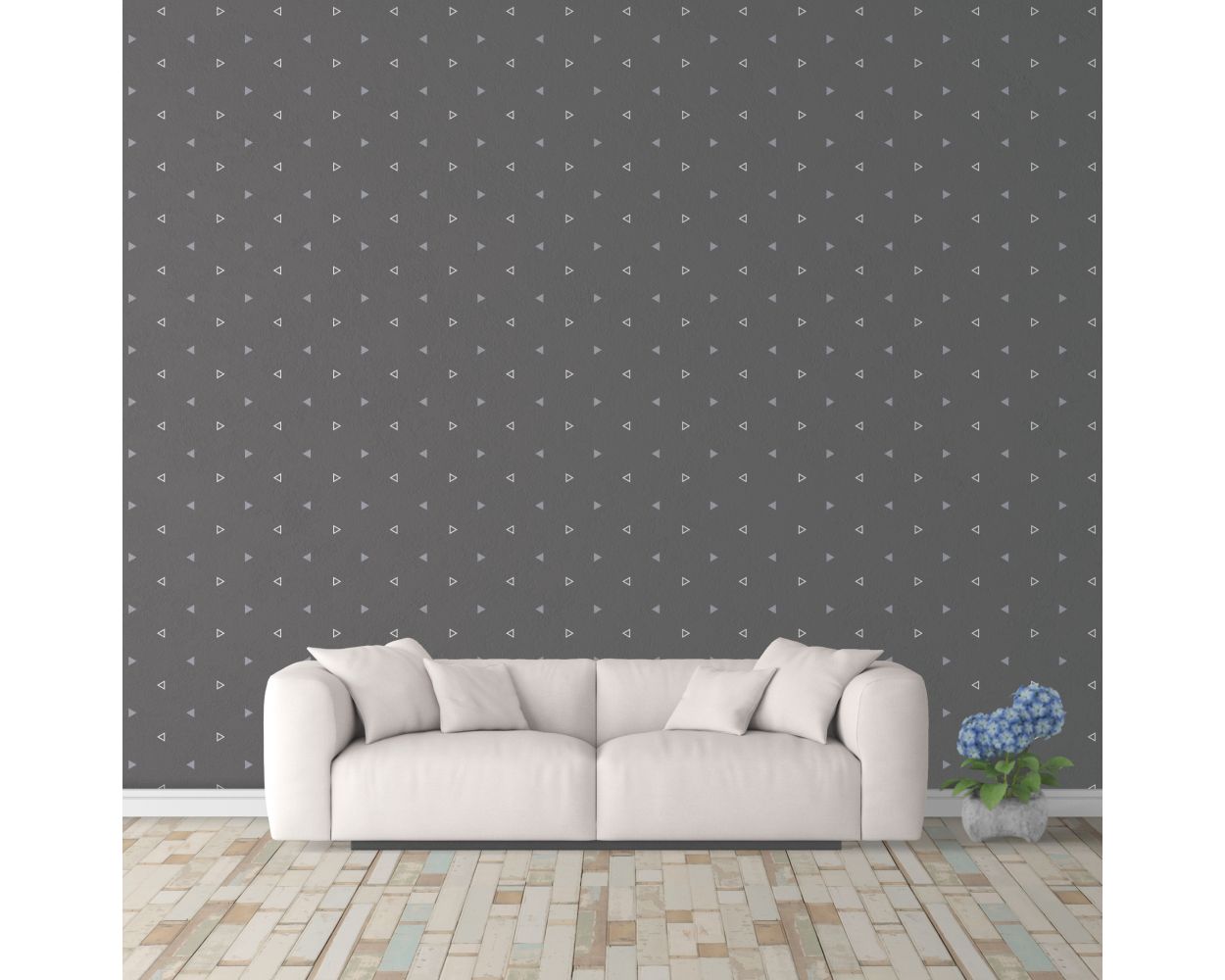 Best Beautiful Boho Triangle Pattern Vinyl Wall Stickers 