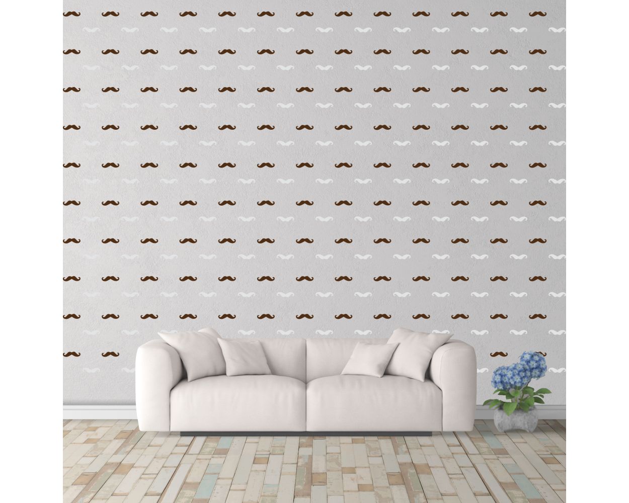 Best Moustache Pattern Vinyl Wall stickers