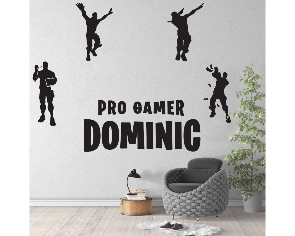Best Stylish Personalized Name Gaming Room Wall Decals 