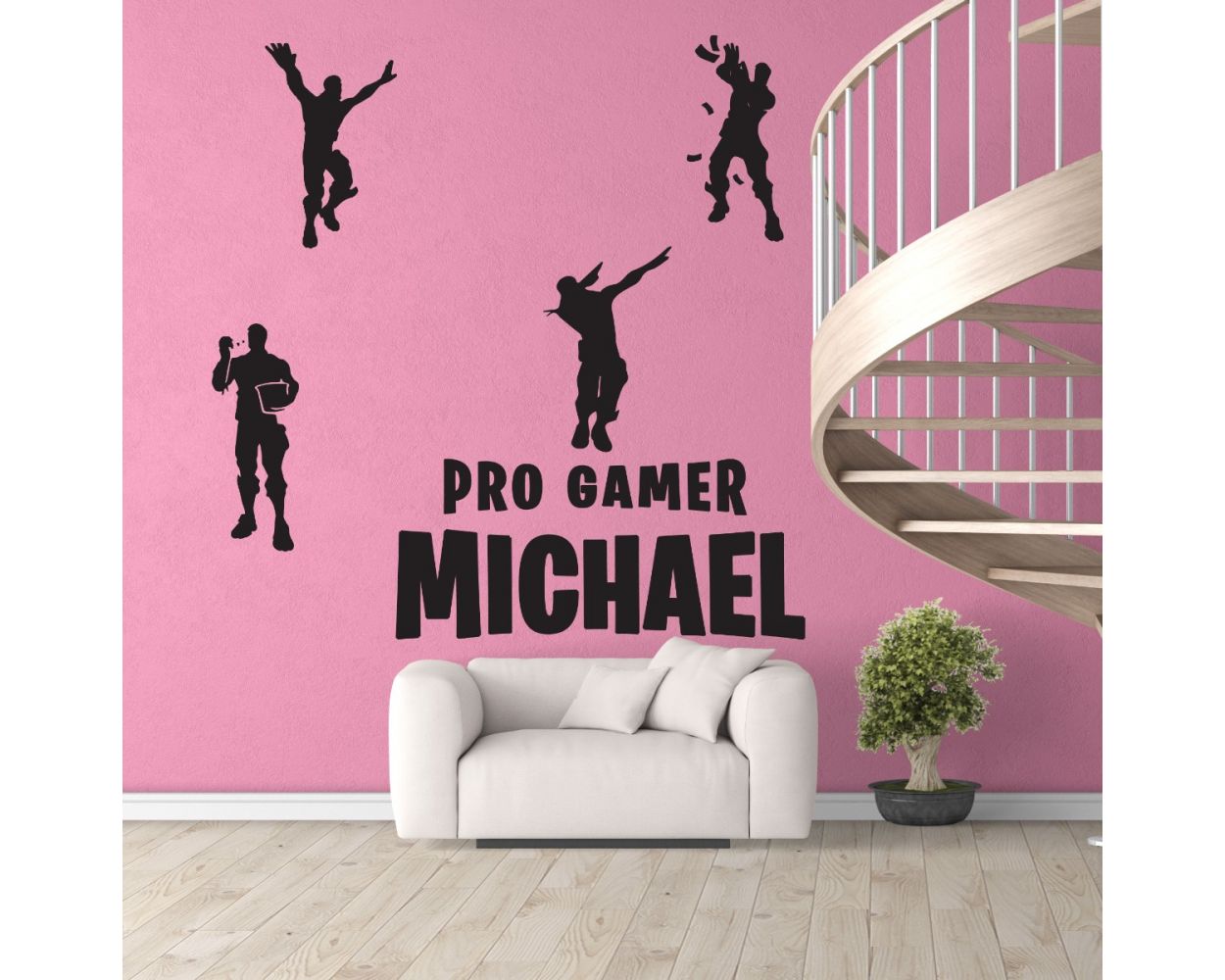 Best Stylish Personalized Name Gaming Wall Decals for Gaming room wall decor