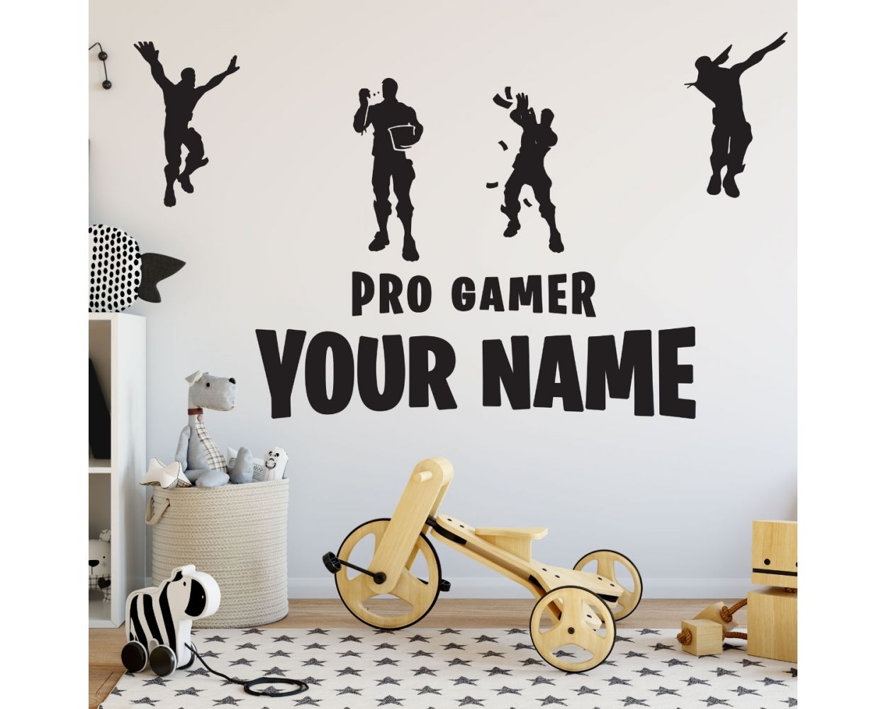 Best Stylish Personalized Name Gaming Room Wall Sticker 