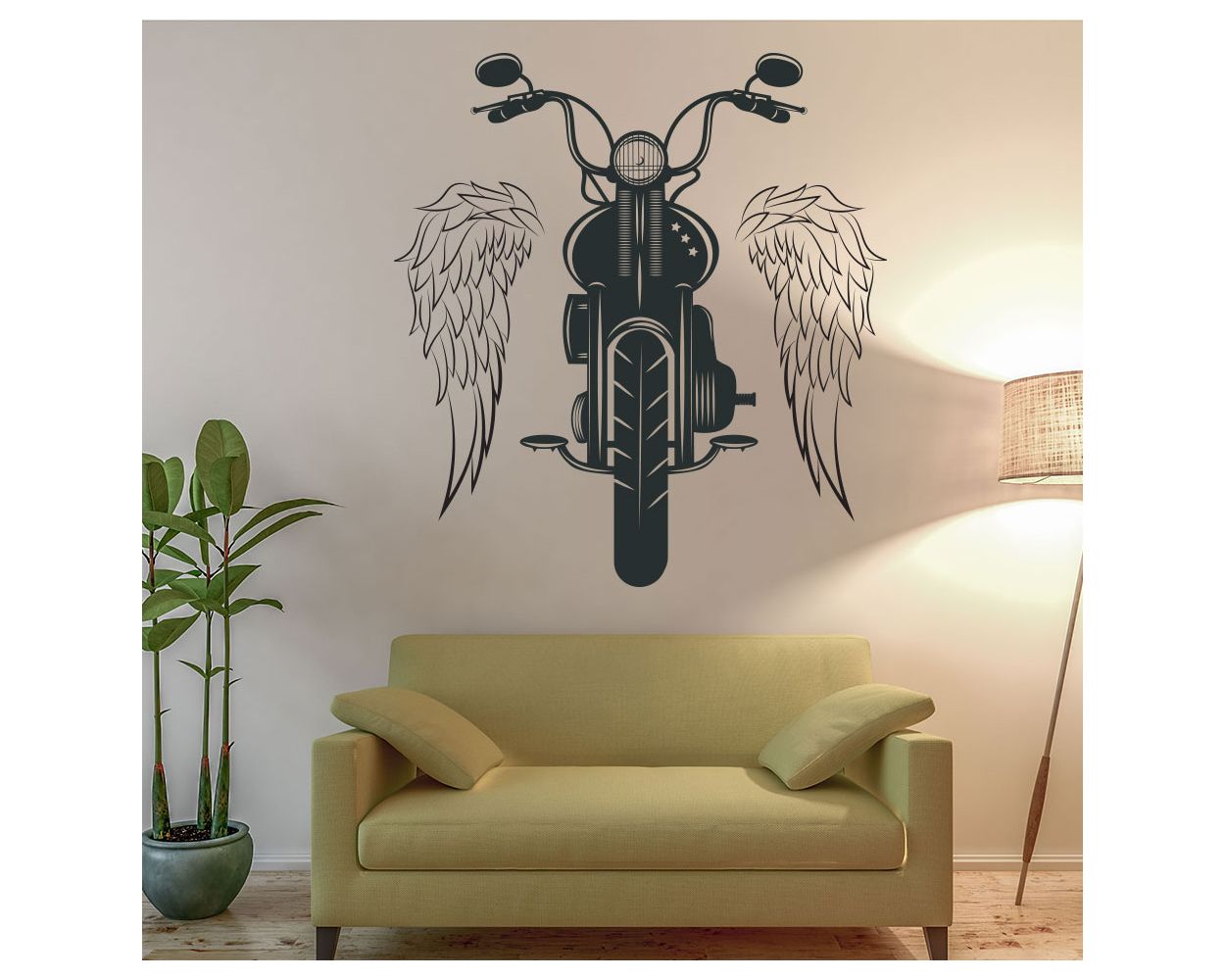 I am the Rock Motor Bike Vinyl Wall Decals. shop now