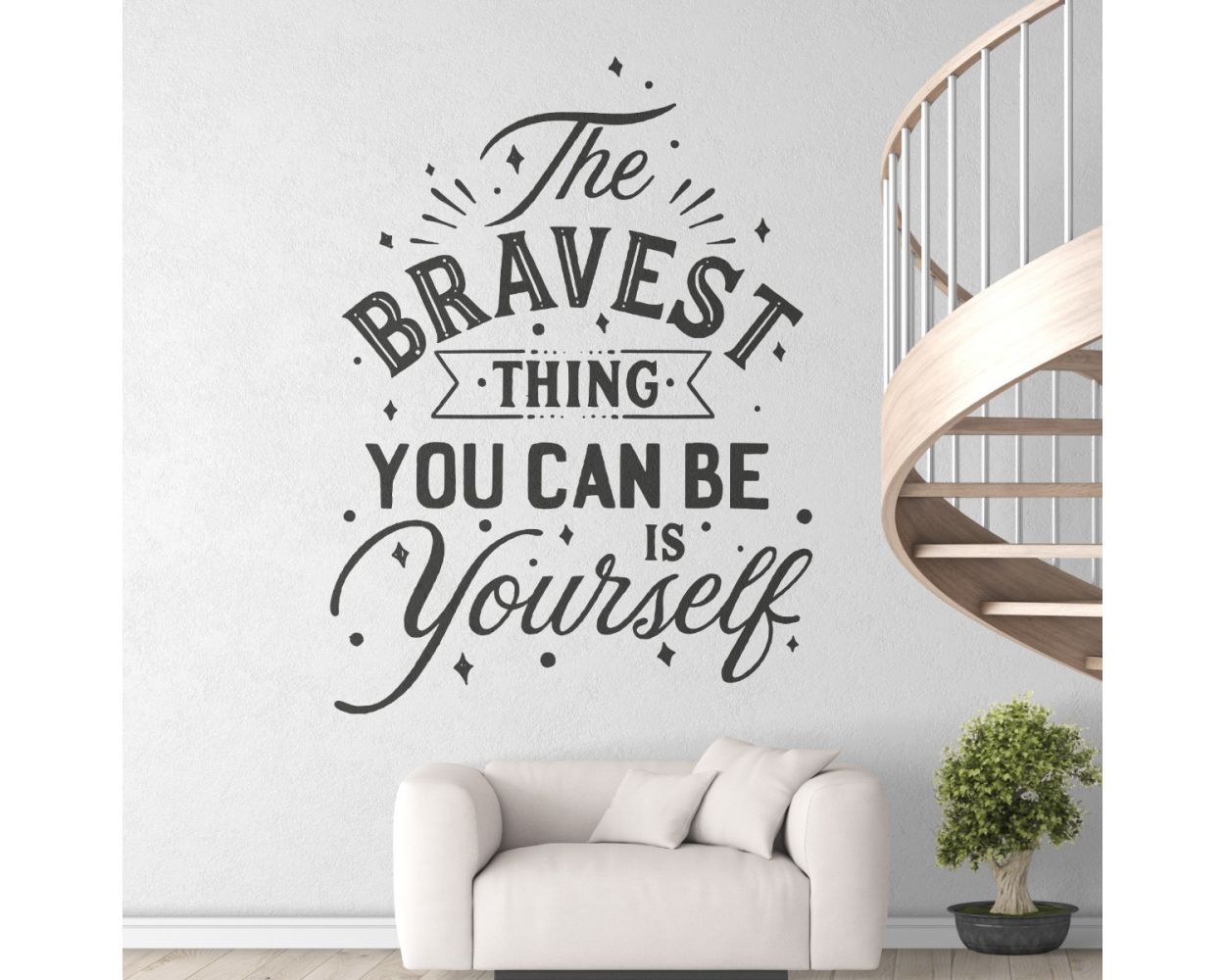 Be Yourself Workplace Motivational Office Quote Wall Decals