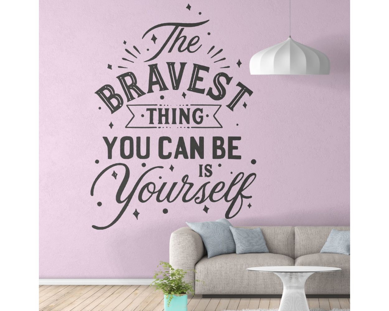 Be Yourself Workplace Motivational Office Quote Wall Stickers