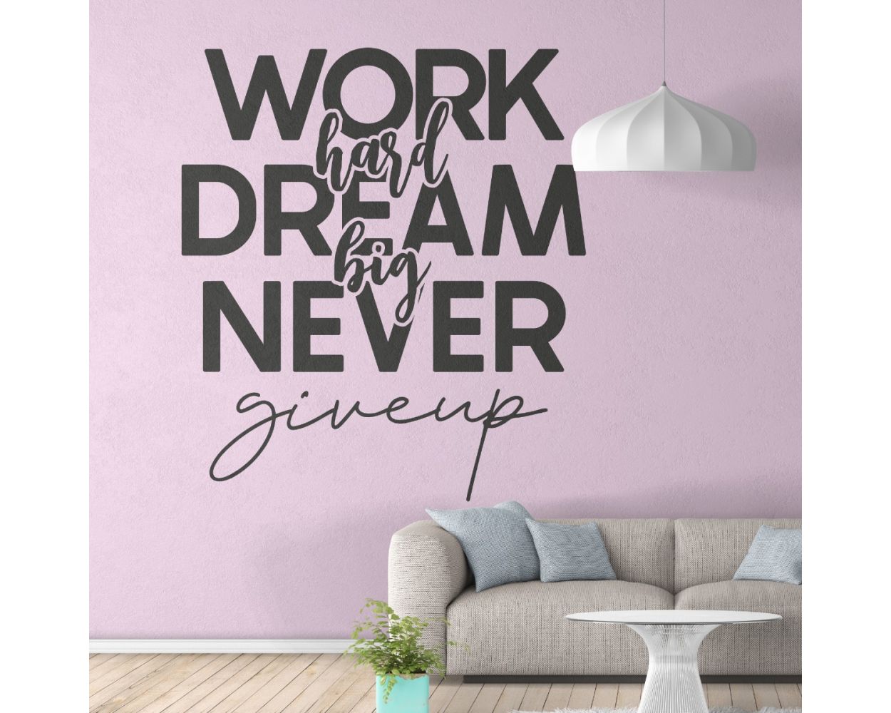 Dream Big Motivational Workplace Quotes Wall Decals