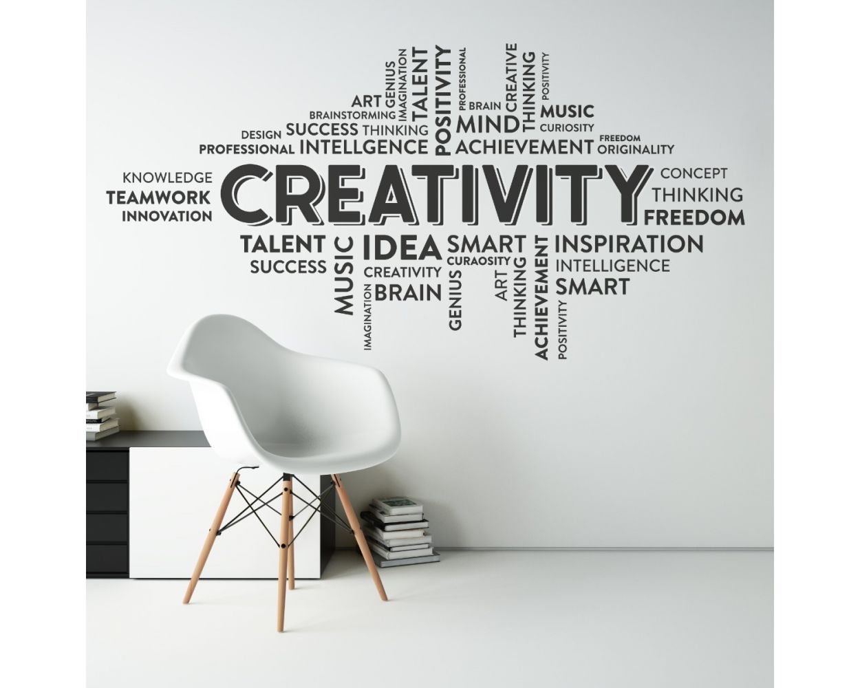 Creativity Motivational Workplace Quote Vinyl Wall Stickers for Office wall decor