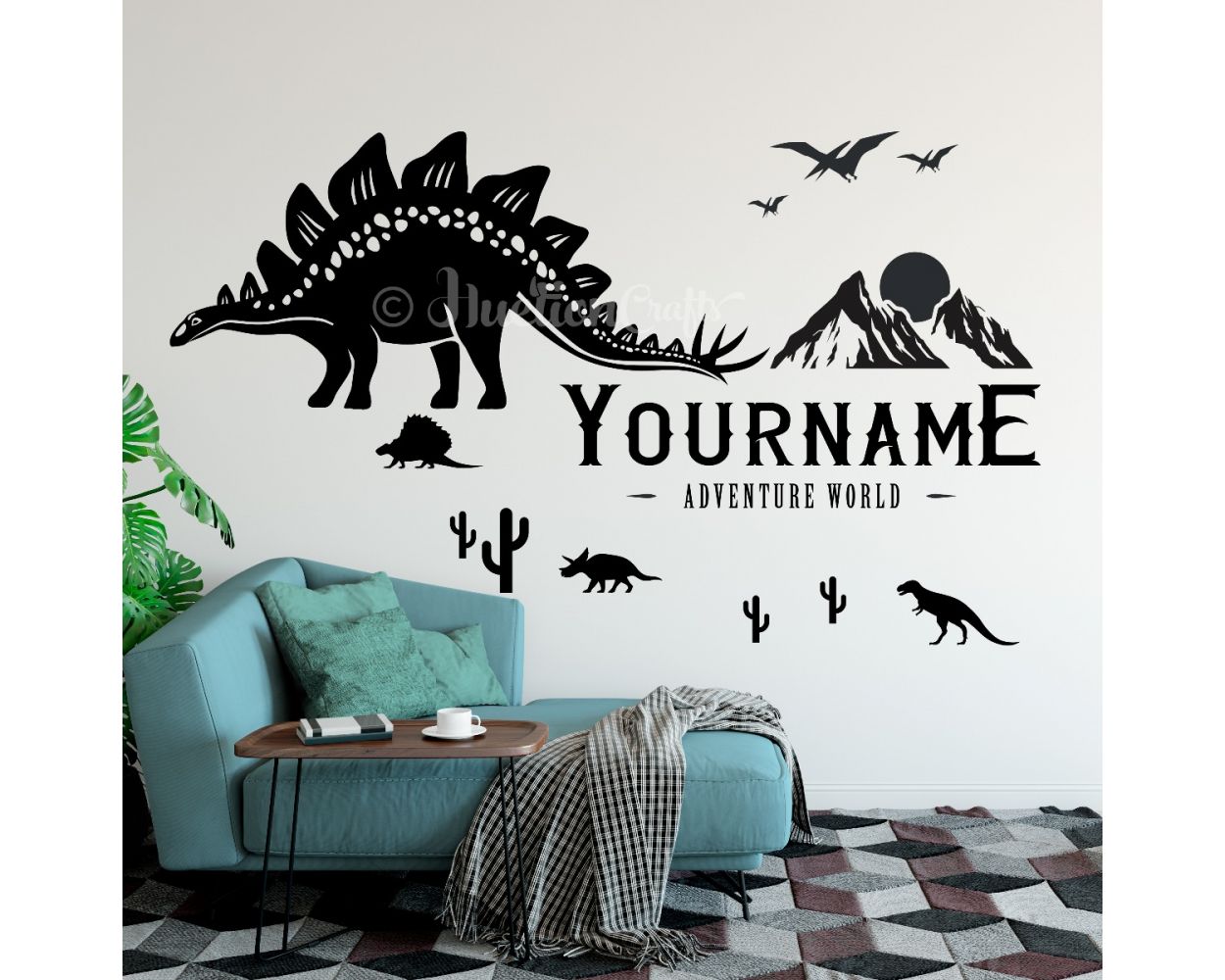 Dinosaur Wall Stickers | Huetion
