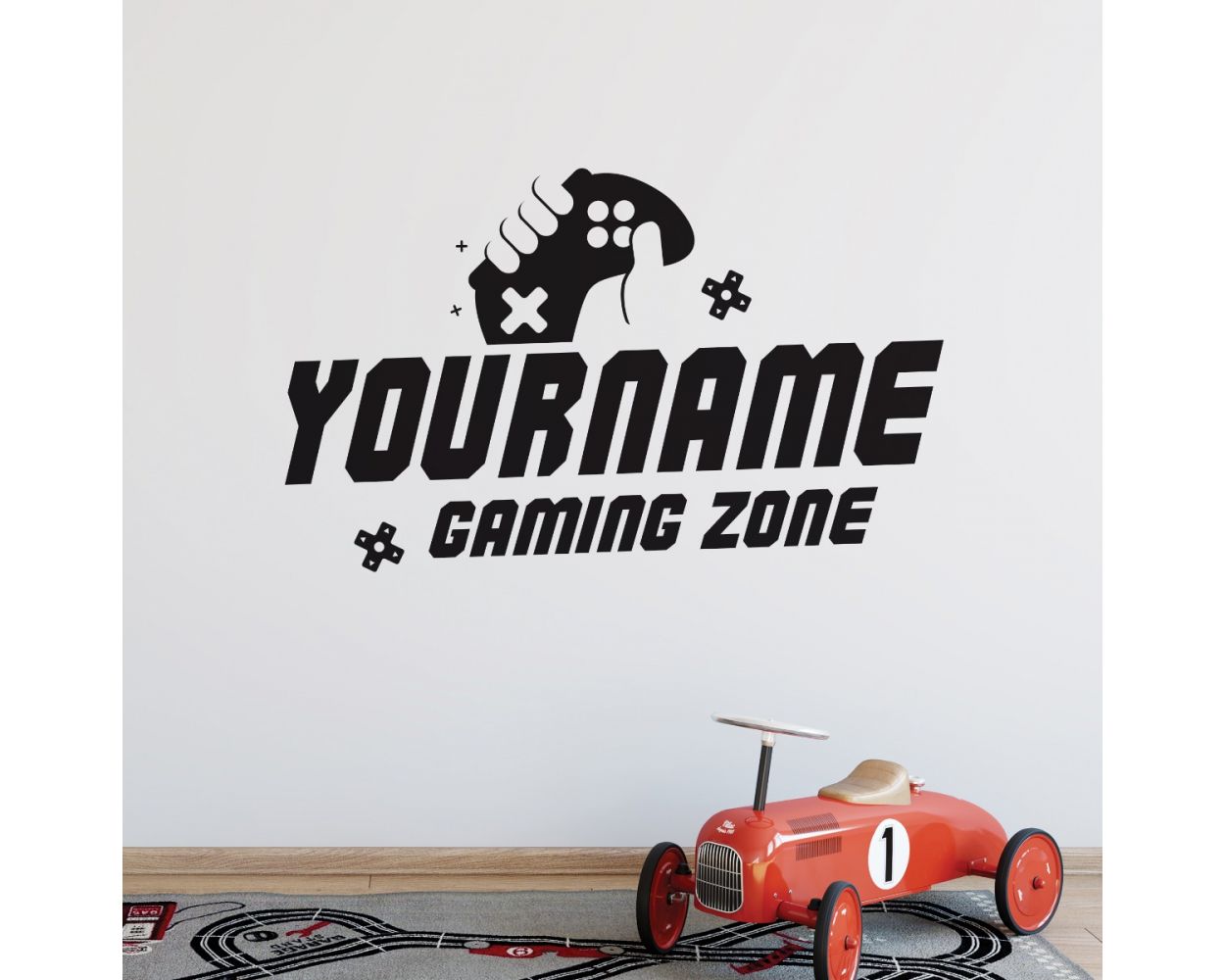Customized Game Controller Video Game Wall Decals for kids bedroom