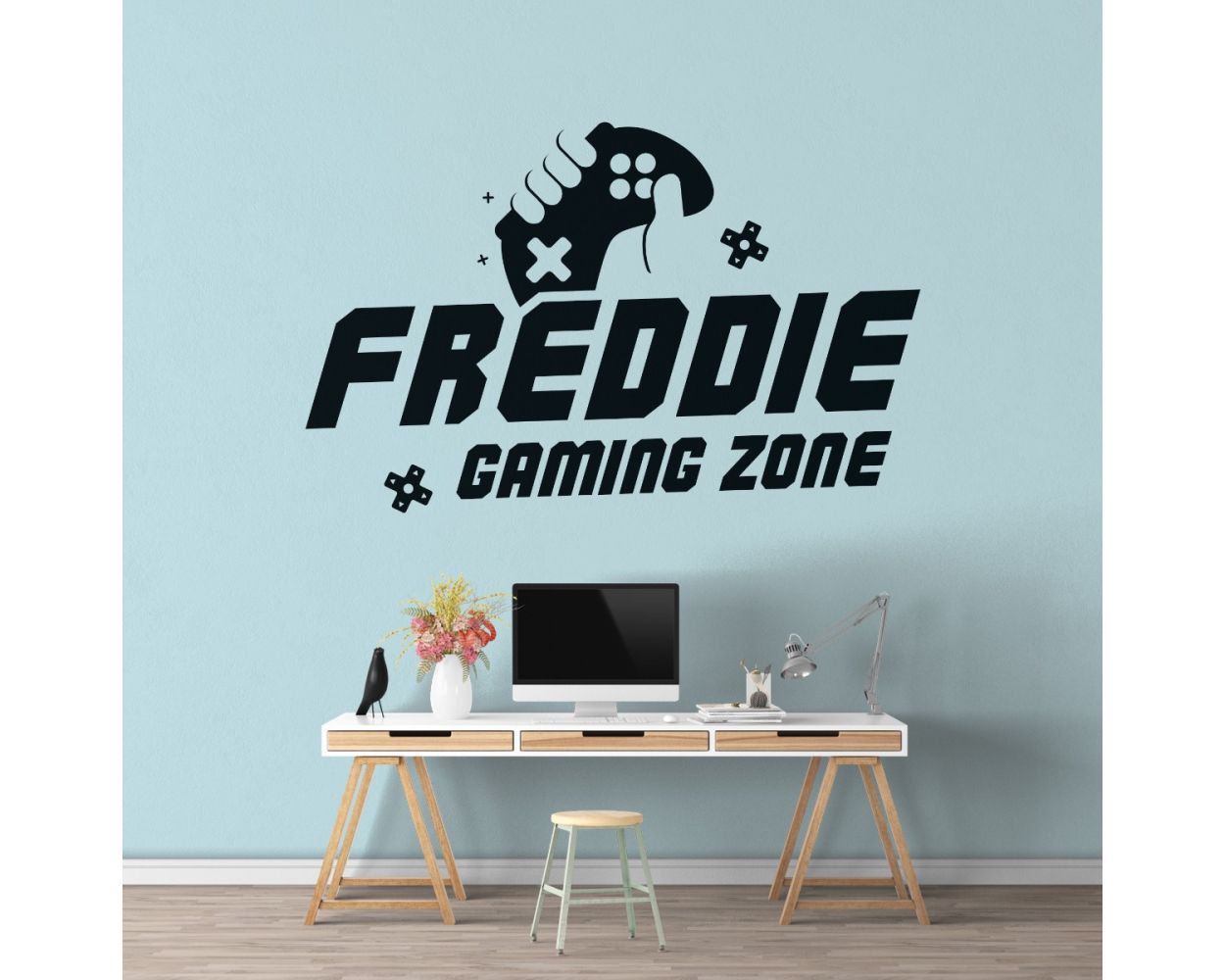 Game Controller Video Game Wall Decals Customized For Kids Bedroom