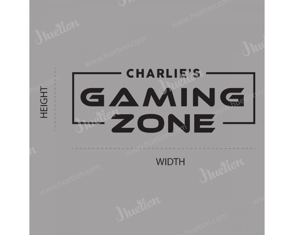 Customized Gaming Zone Wall Decals For Kids Bedroom