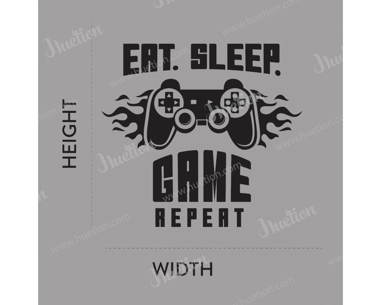 Eat Sleep Game Repeat Wall Stickers. Shop now