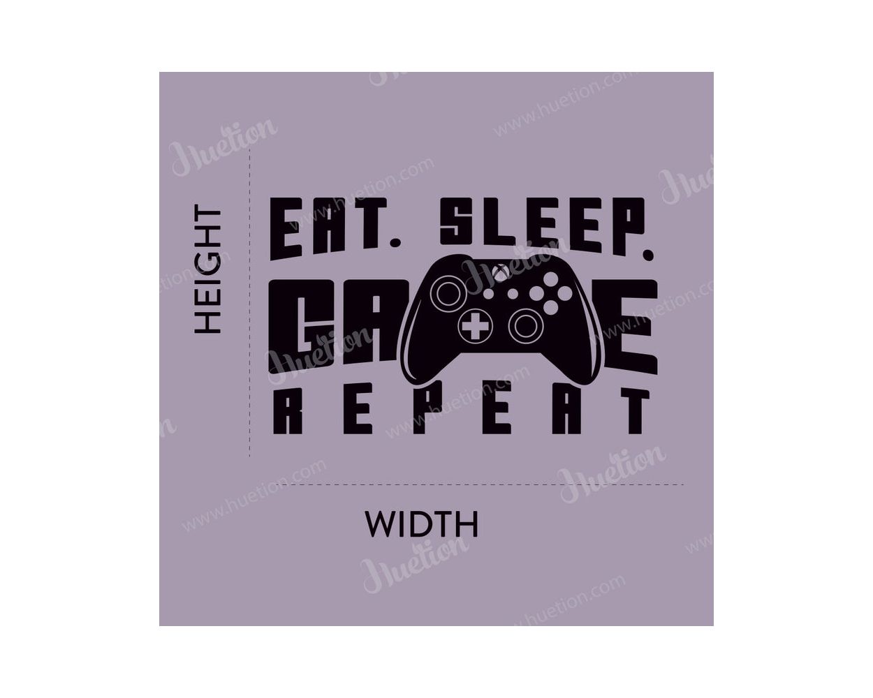 Best Eat Sleep Game Repeat Vinyl Wall Stickers. Shop now