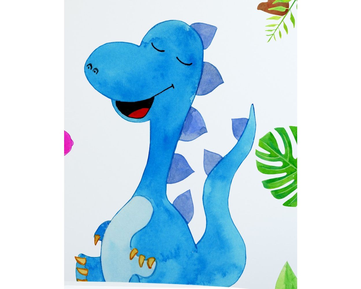 Best Cute & Beautiful Jurassic Park Vinyl Wall Stickers & Baby Dinosaur Vinyl Watercolor Wall Stickers