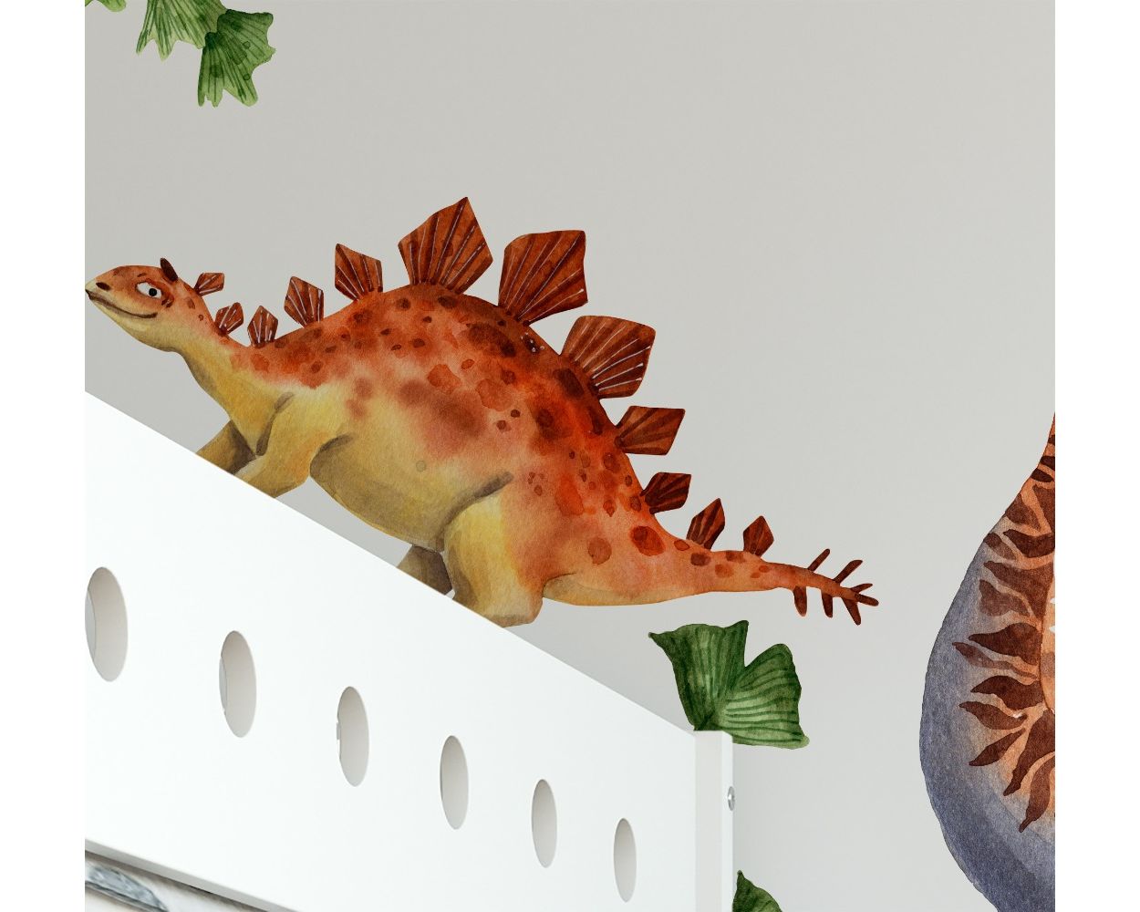 Best Beautiful Dinosaur Watercolor Wall Decals for Kids Room Wall Decor 