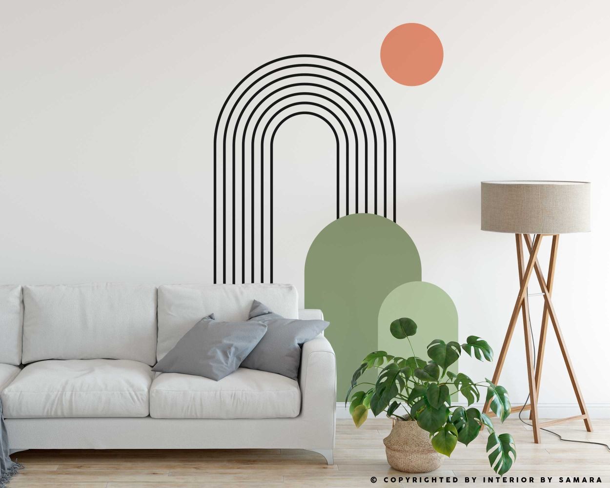 Best Modern Boho Wall Arches Decals For Bedroom Decor
