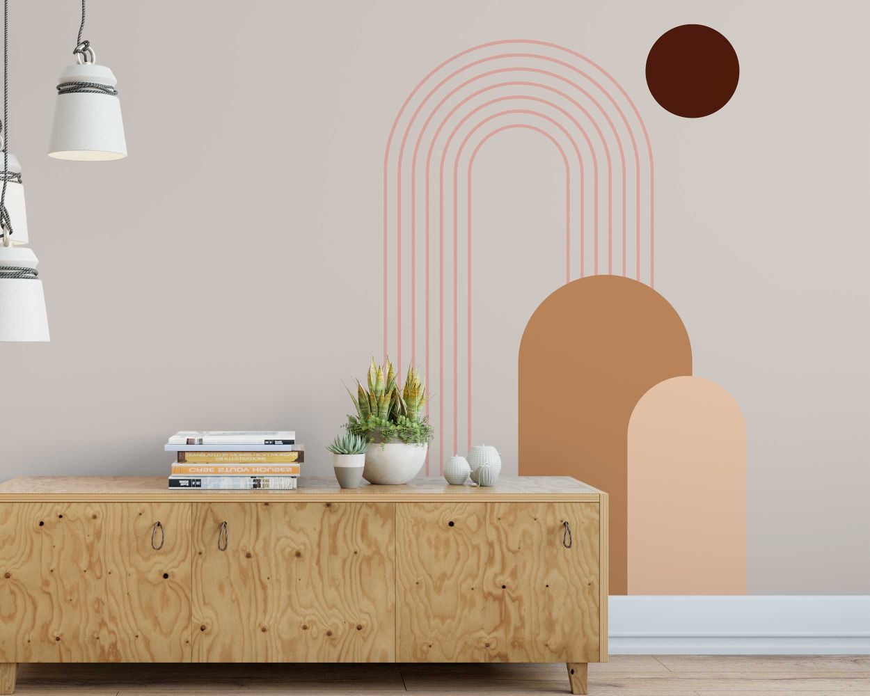 Best Modern Boho Wall Arches Decals