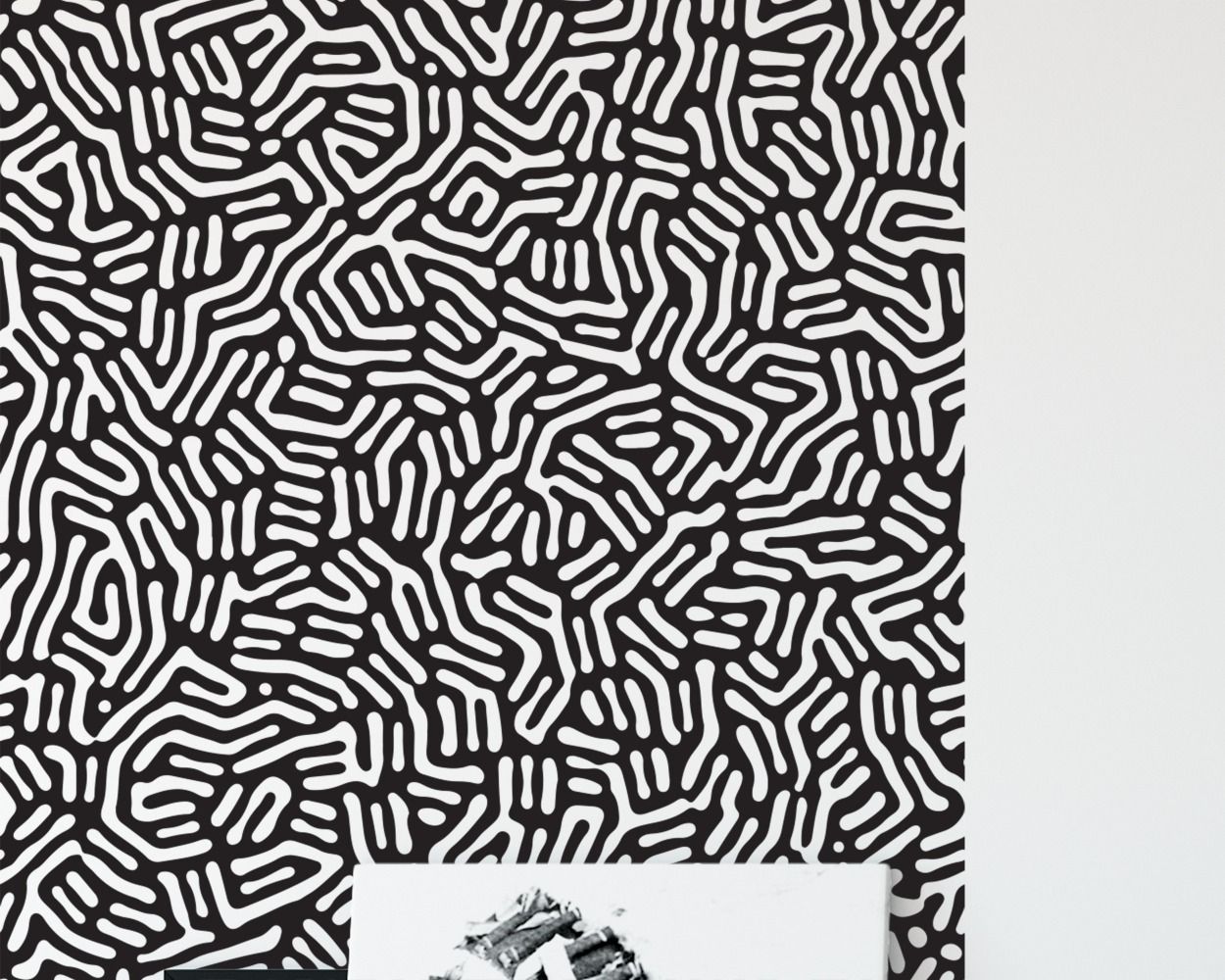 Abstract Seamless Geometric Pattern Wall Stickers