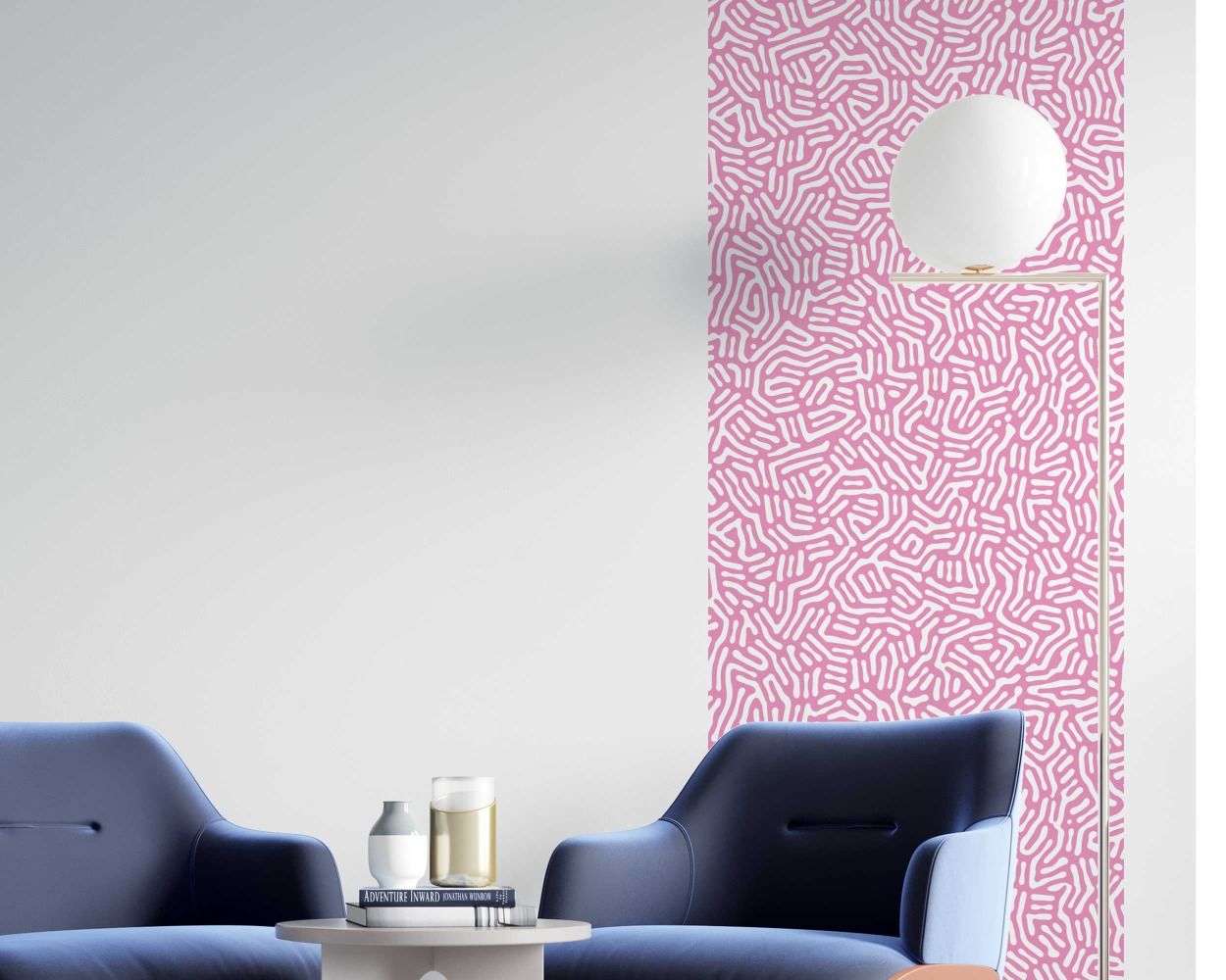 Abstract Seamless Geometric Pattern Wall Decals
