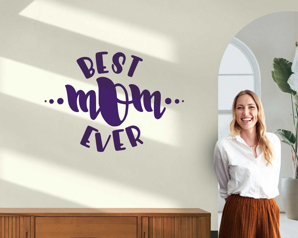 Adorn Your Space with 'Best Mom Ever' Quotes Wall Stickers