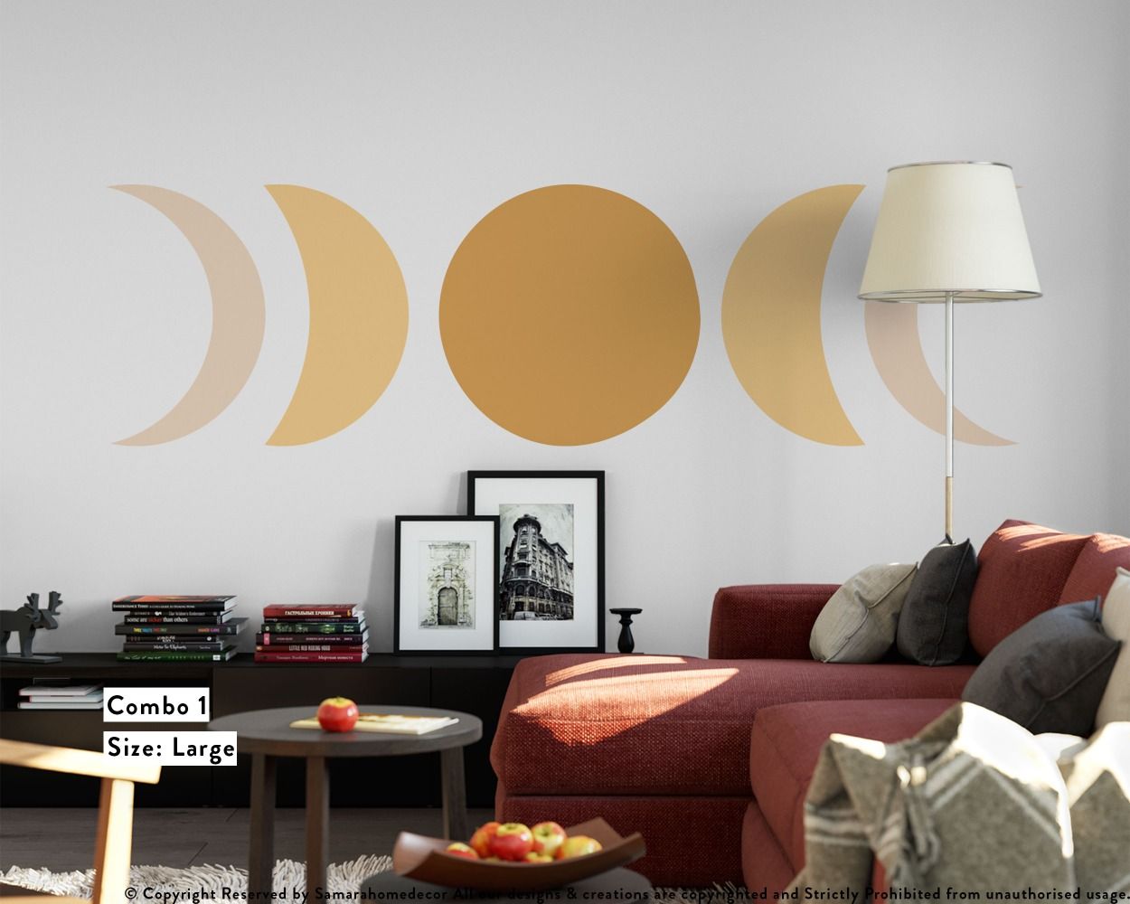 Best Boho Circle with Half Circles Nursery Vinyl Wall Stickers