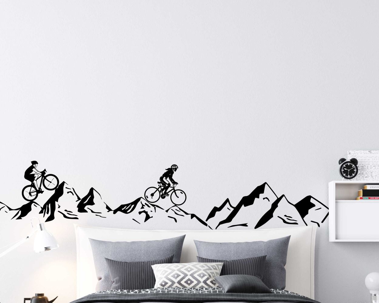 Adventure Cycling Race wall Stickers For Sports Person Room Wall Decor