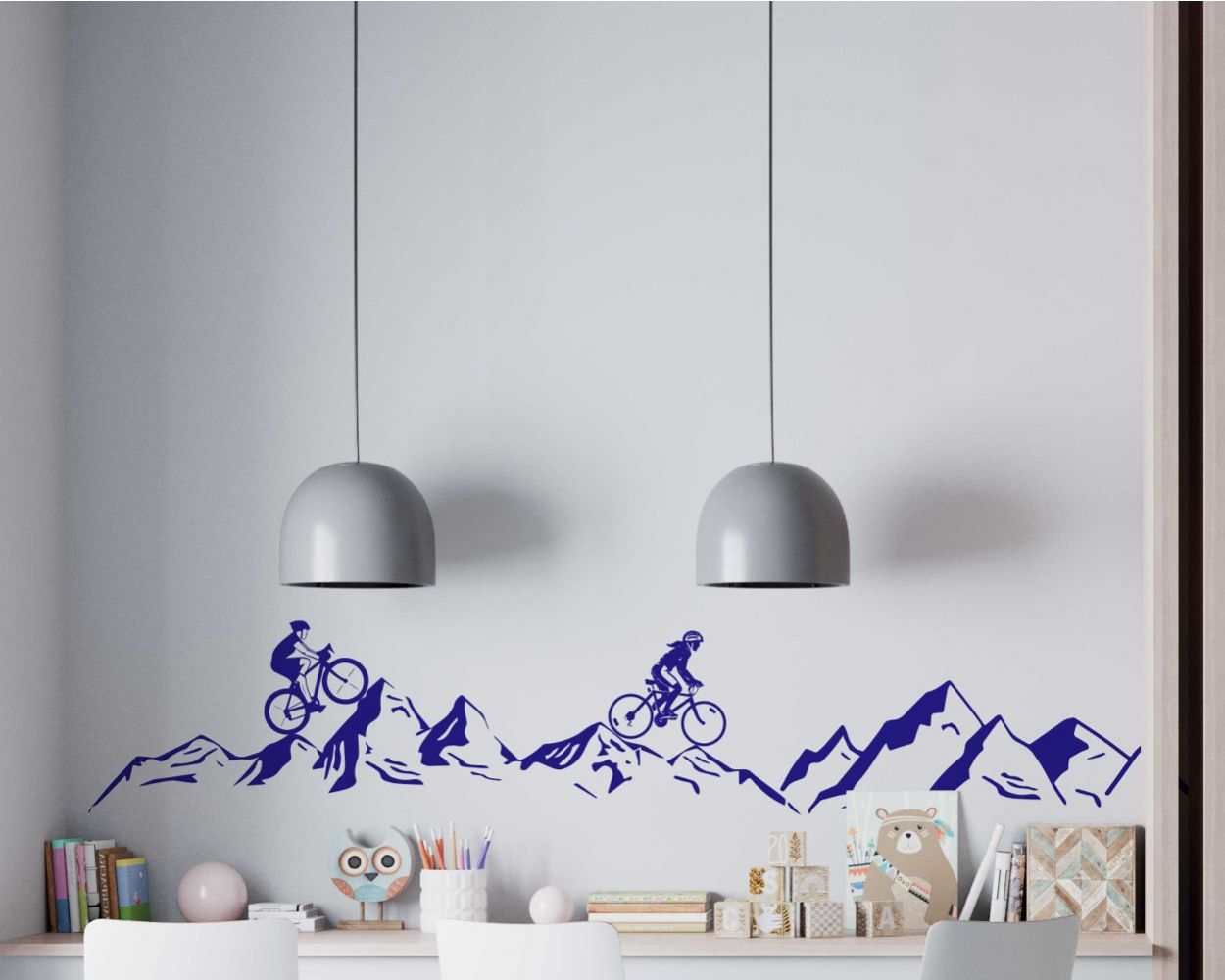 Best Adventure Cycling Race wall Stickers