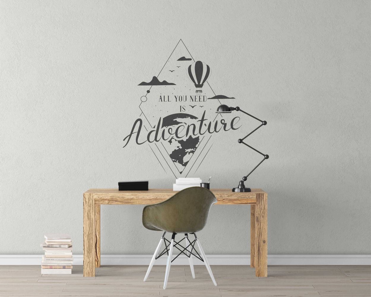 All You Need is Adventure Motivational Vinyl Stickers For Room Wall Decor