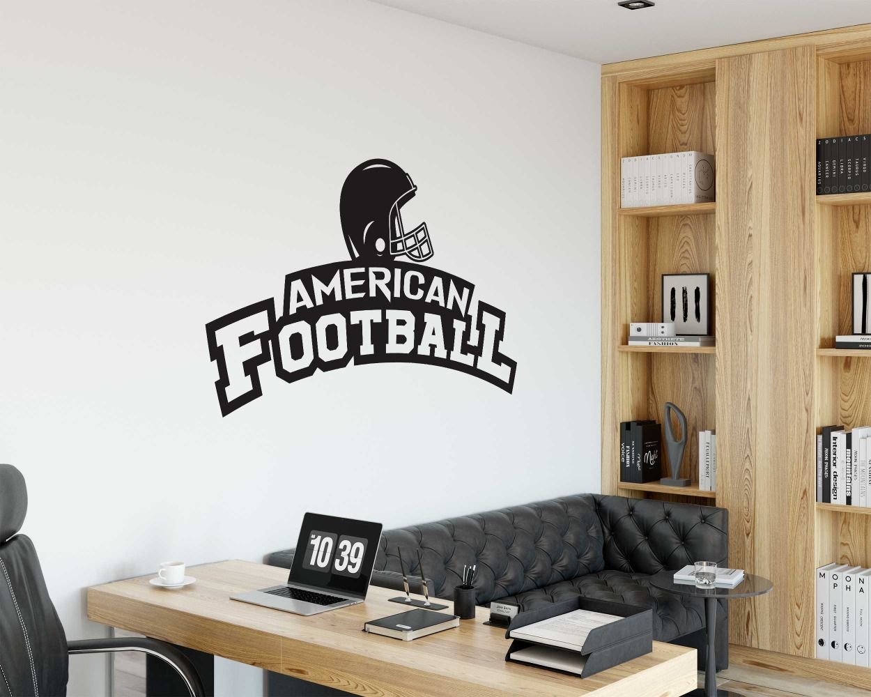 American Football Wall Stickers for Playing Room Wall Decor