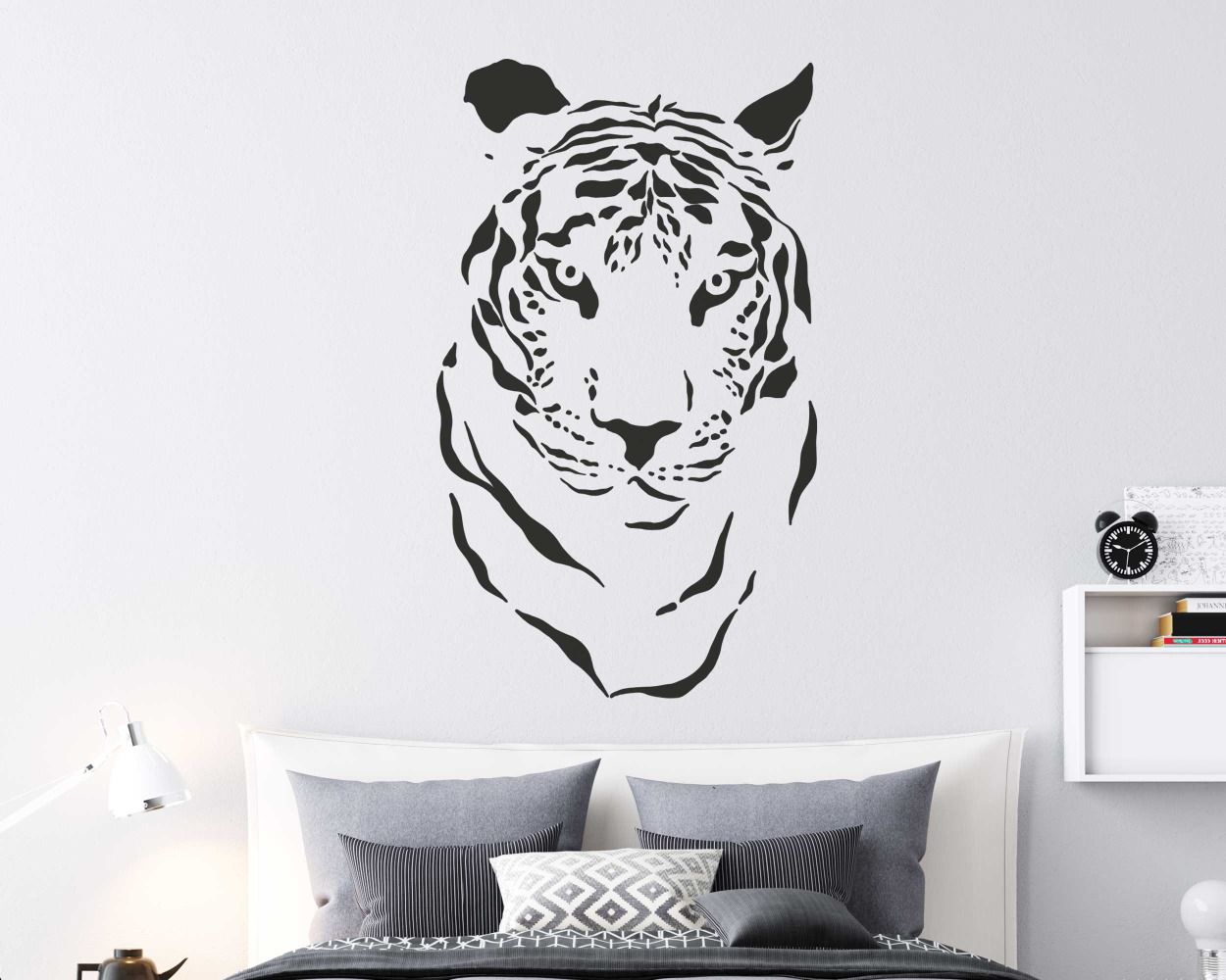Best Tiger Face Animal Wall Decals