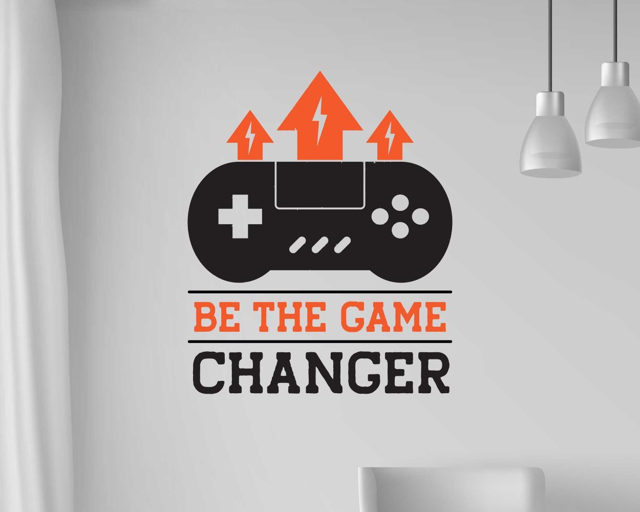 Be The Game Changer Gaming Wall Stickers For Your Gaming Room Decoration