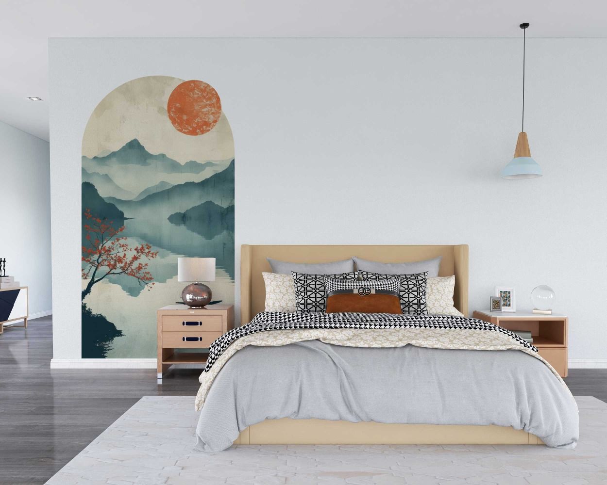 Best Beautiful Abstract Landscape Arch Vinyl Wall Decals