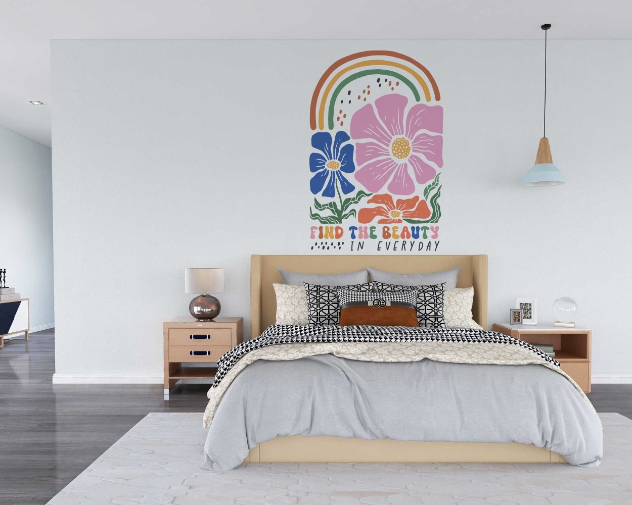 Best Beautiful Arch Shape Floral Wall Stickers