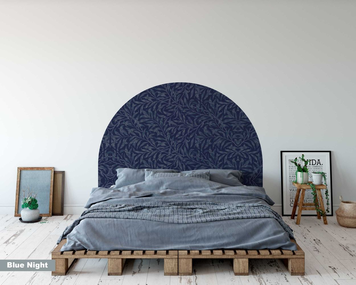 Best Beautiful Simple Boho Willow Arch Wall Decals For Headboard Decor 