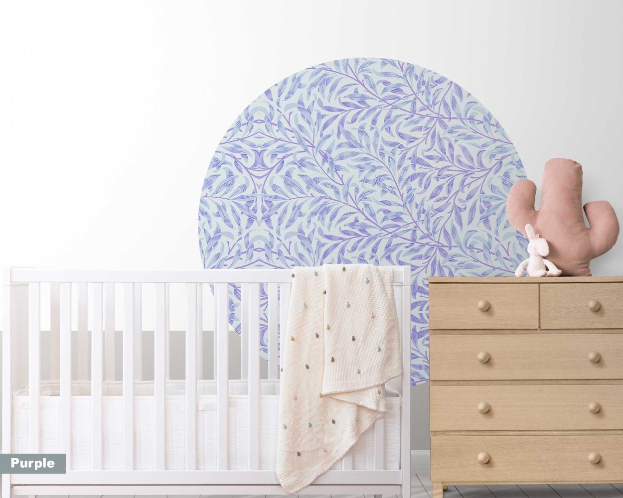 Best Beautiful Boho Willow Circle Vinyl Wall Stickers For Headboard Decor 