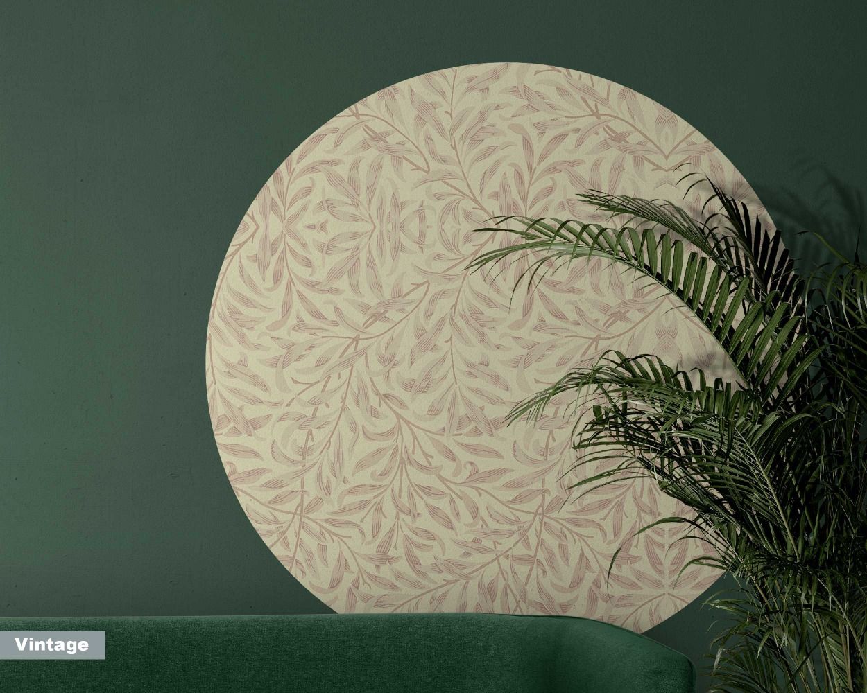 Beautiful Boho Willow Circle Vinyl Wall Decals