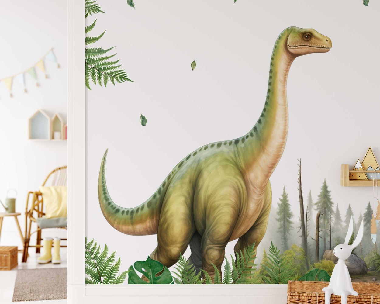 Best Beautiful Dinosaur Vinyl Wall Stickers For Nursery Decoration 