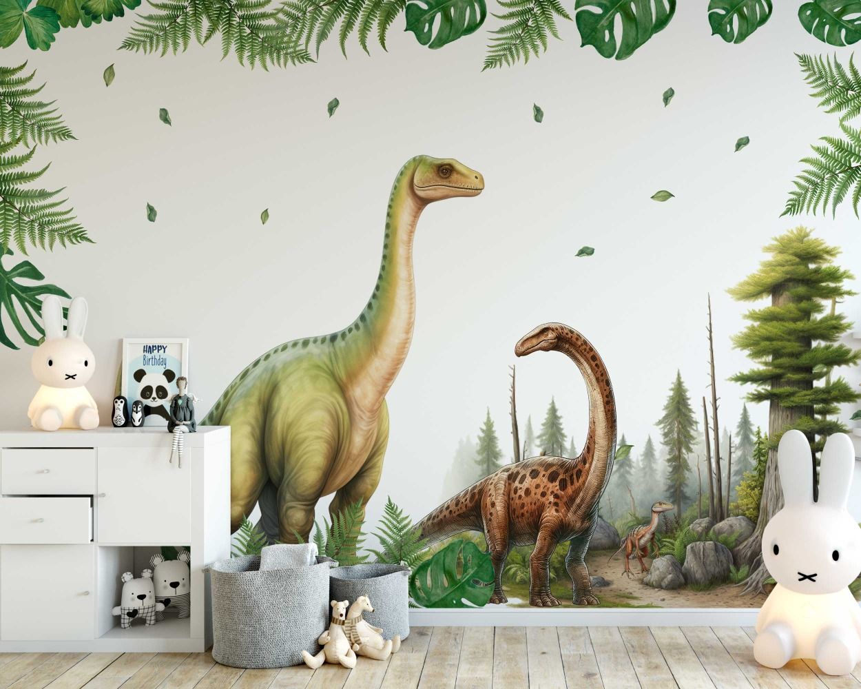 Best Beautiful Dinosaur Vinyl Wall Decals For Nursery Decoration 