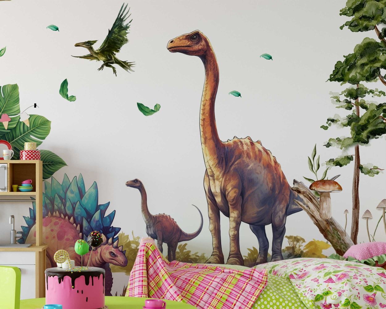 Best Beautiful Dinosaur Wall Stickers 