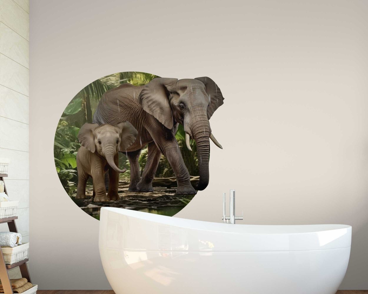 Beautiful Premium Quality Elephant Vinyl Wall Stickers