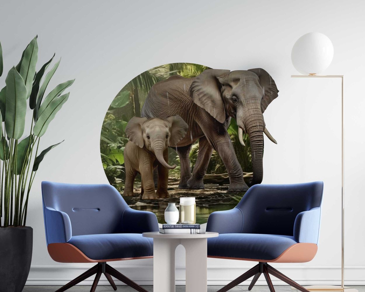 Beautiful Premium Quality Elephant Vinyl Wall Decals